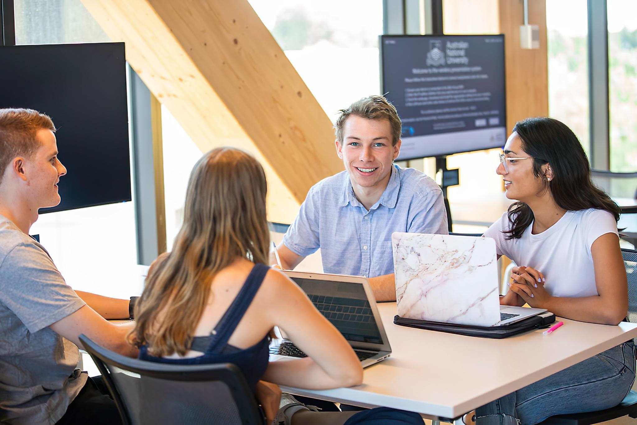 Students Studying