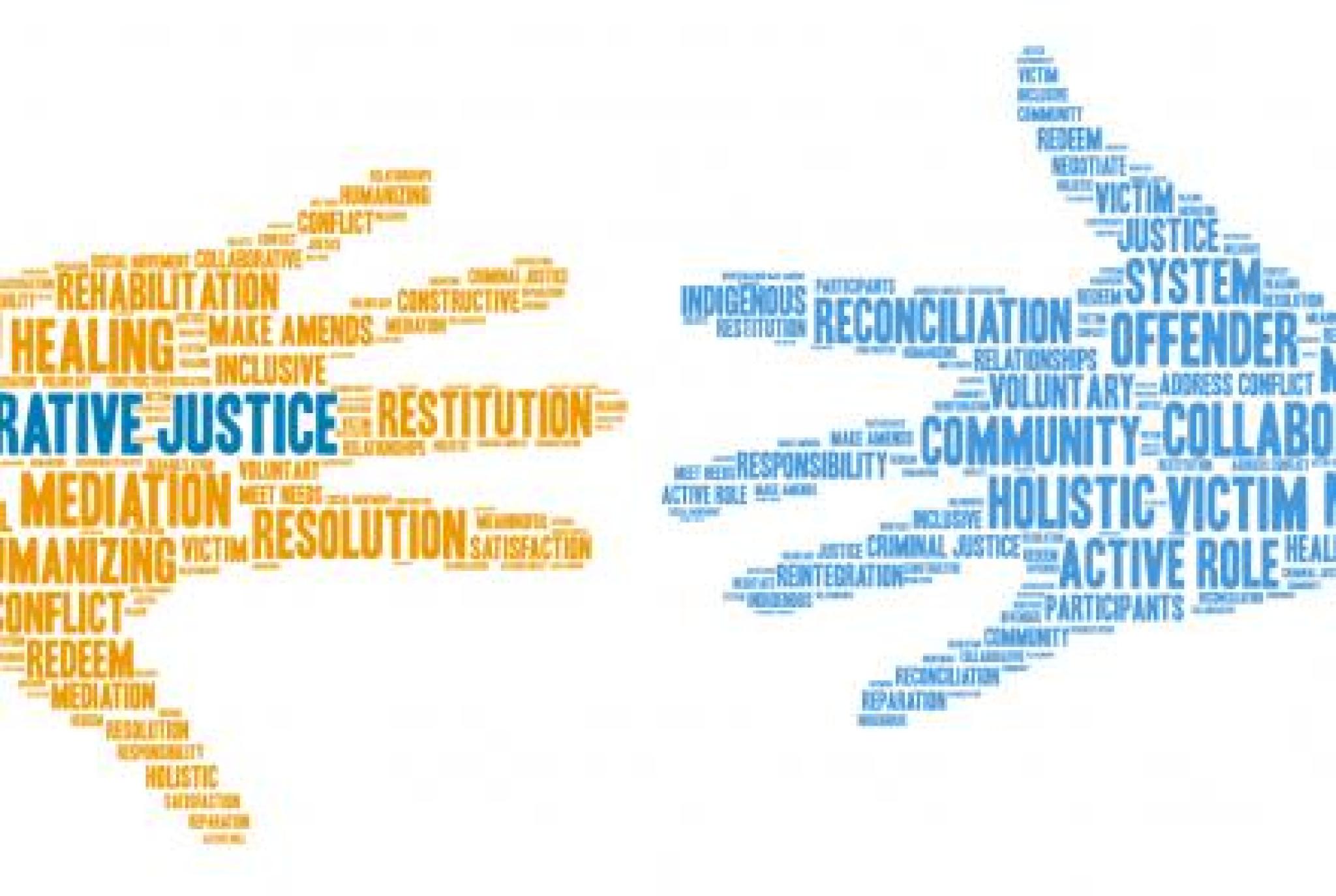 Image: Two hands, Restorative justice