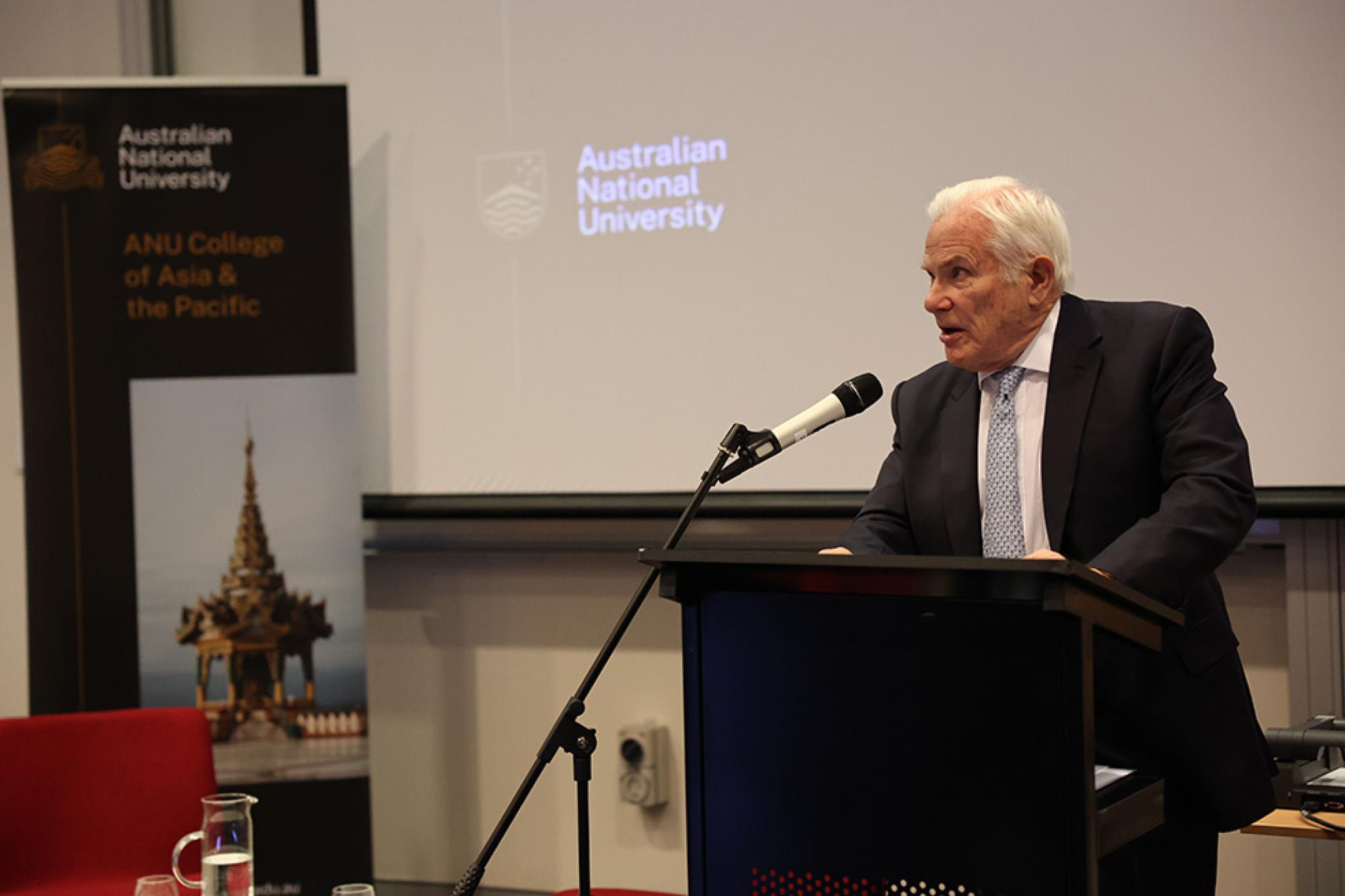 John McCarthy AO delivers the Anthony Low Commonwealth Lecture 2024