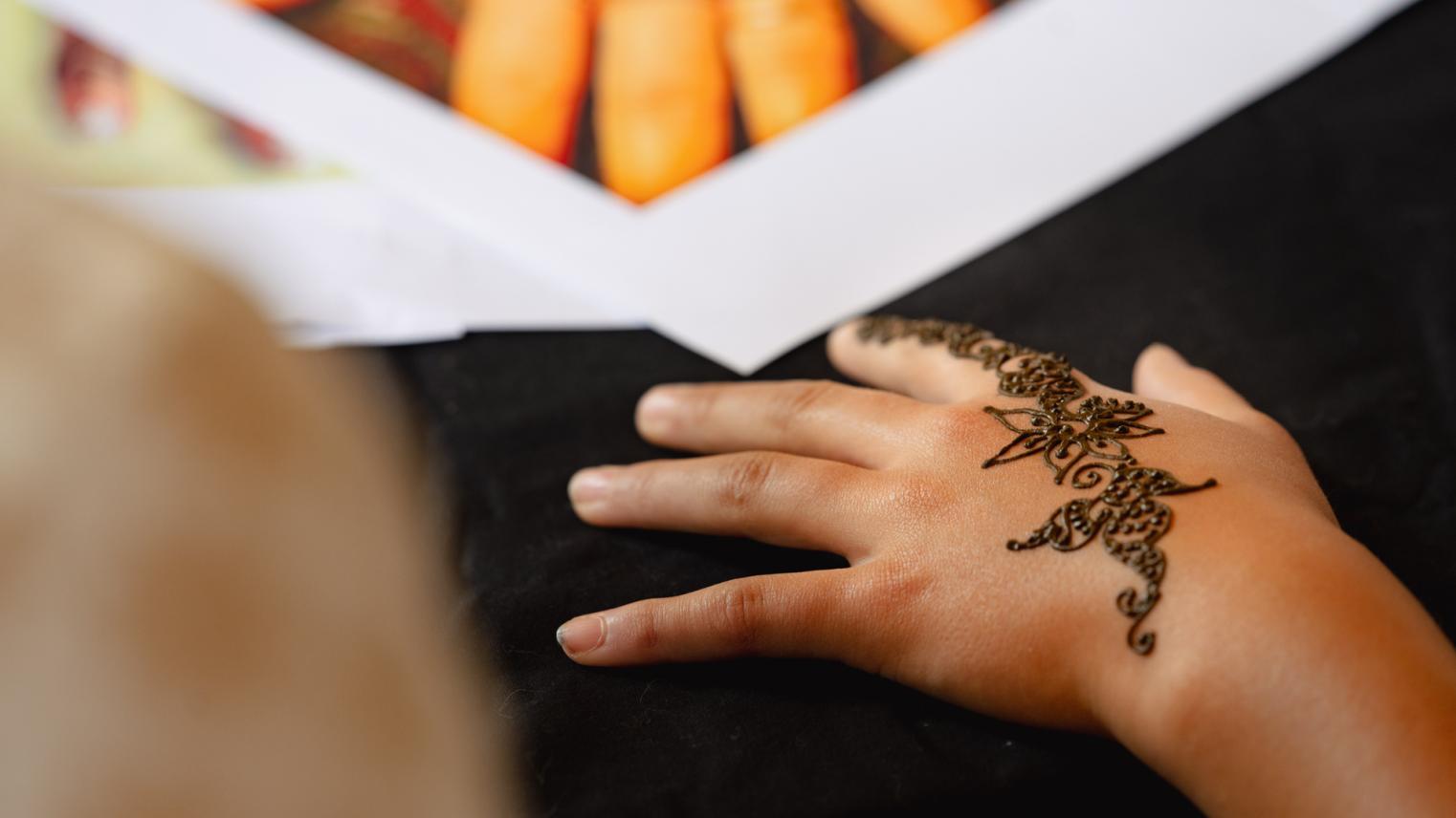 Henna art at Immersia 2022