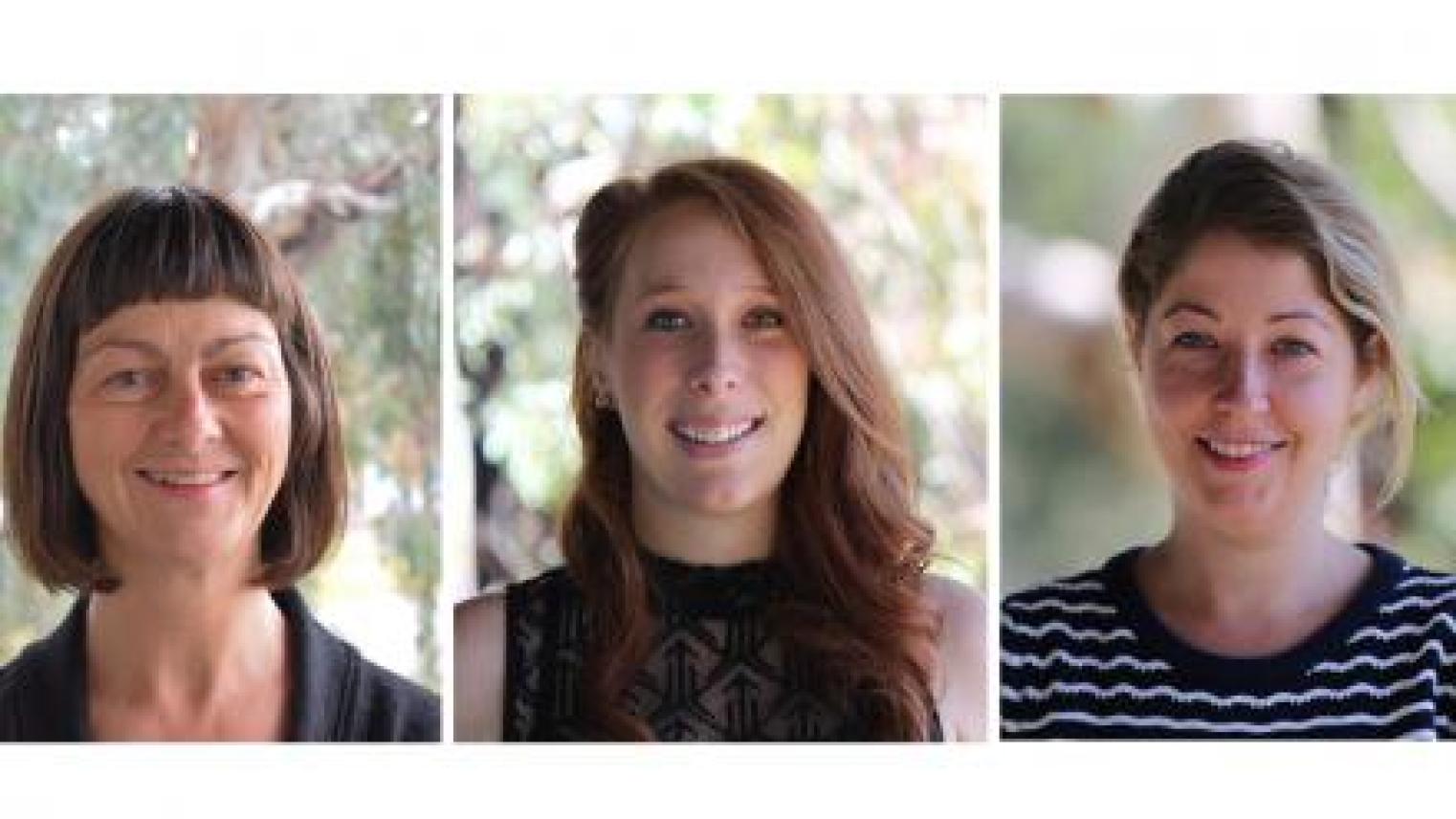 Image: Sharon Friel, Ashley Schram and Belinda Townsend (RegNet)