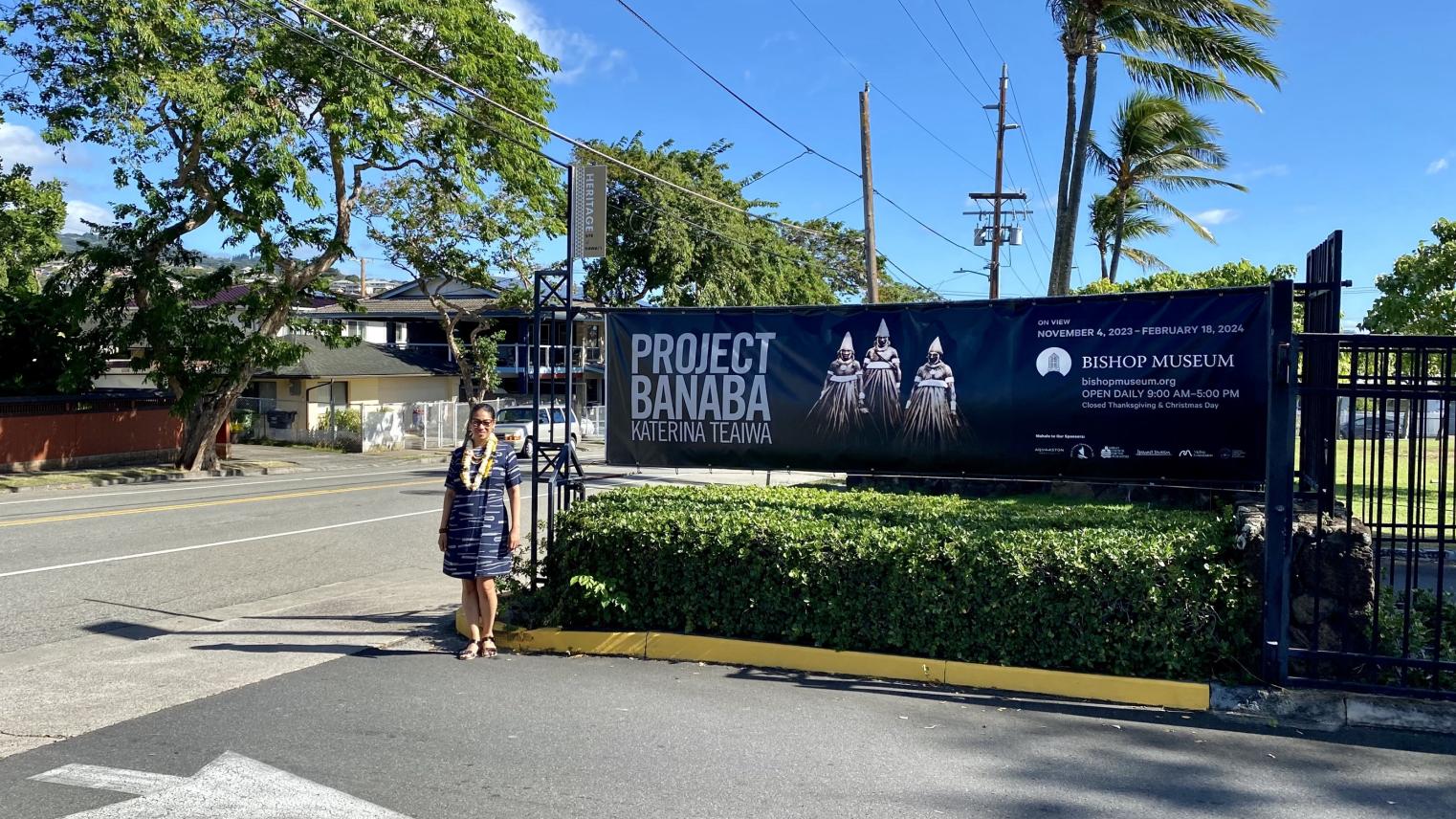 Katerina Teaiwa at Bishop Museum