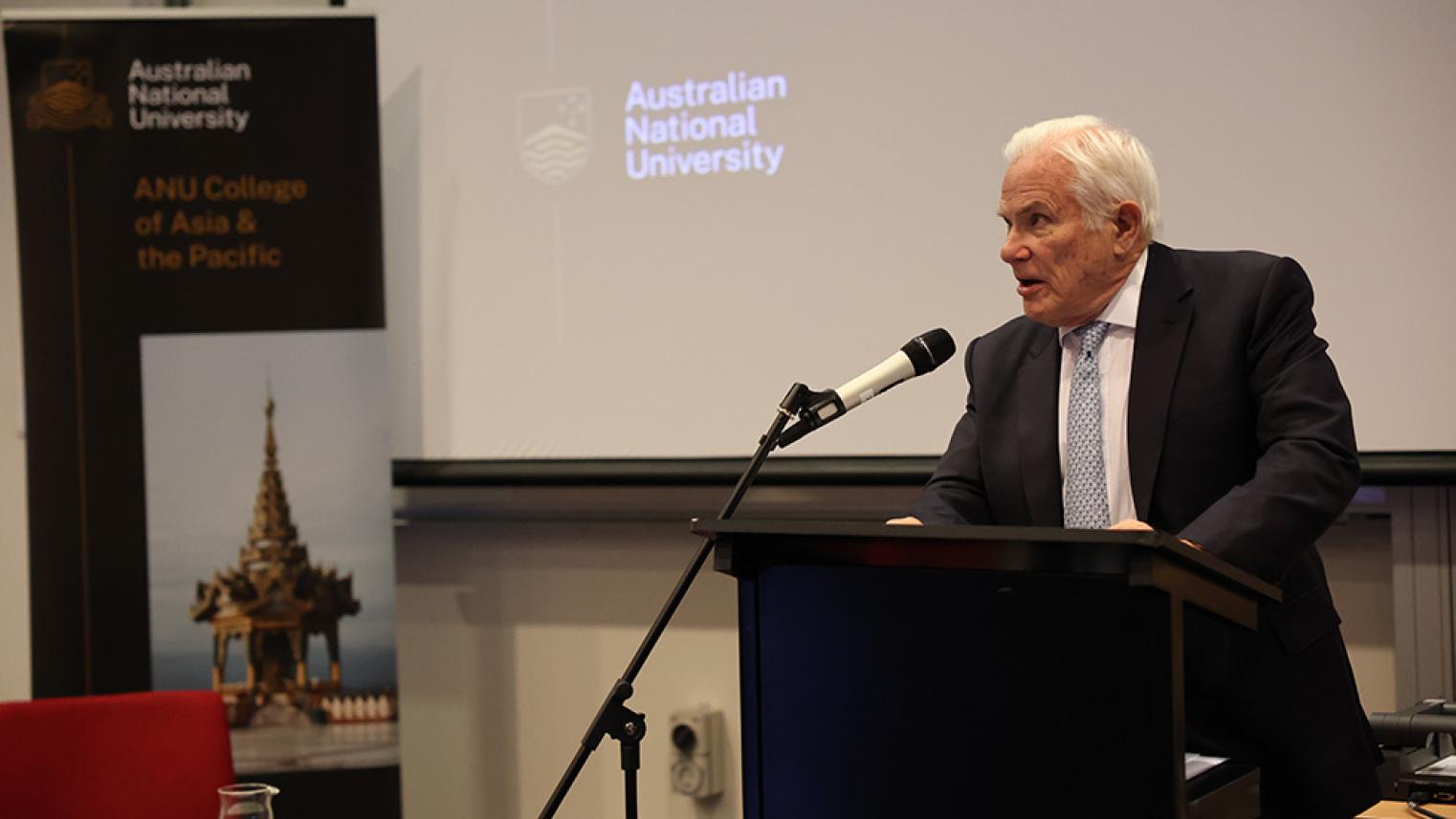 John McCarthy AO delivers the Anthony Low Commonwealth Lecture 2024