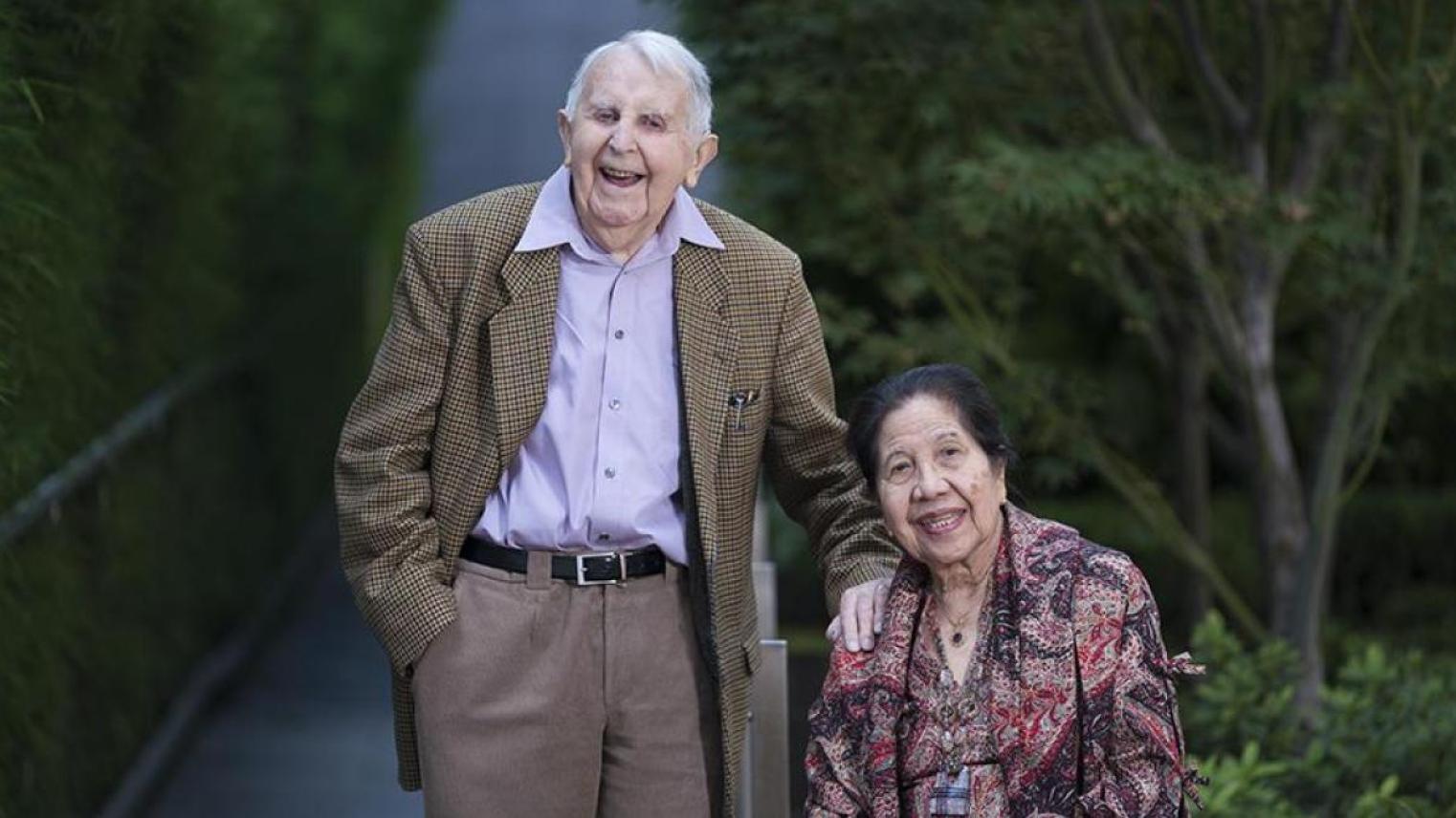 Emeritus Professor Tony Johns and Yohanni Johs