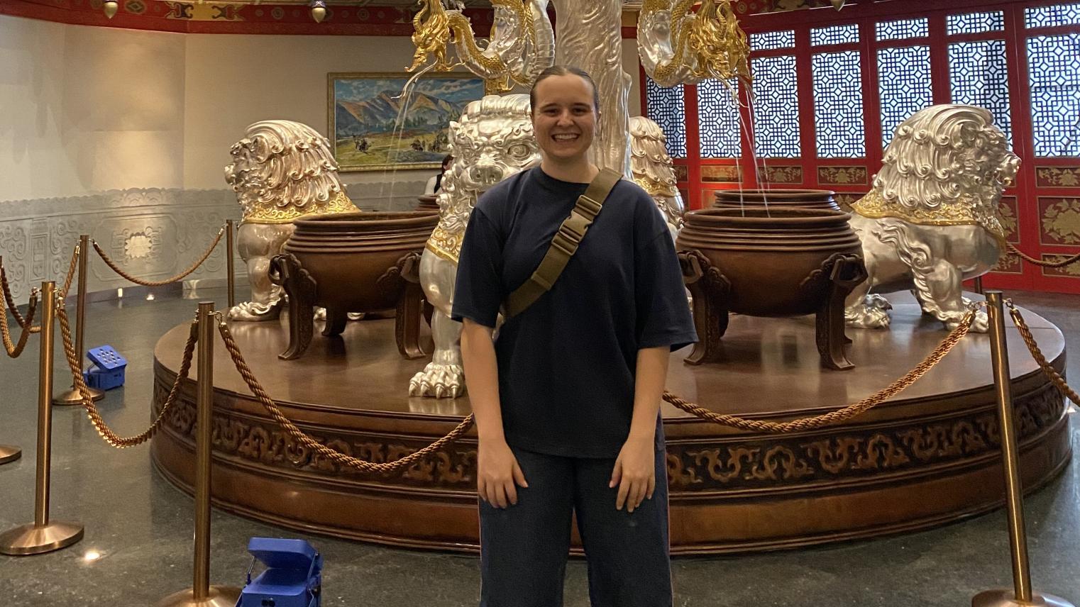 Kate Thomson in Mongolia
